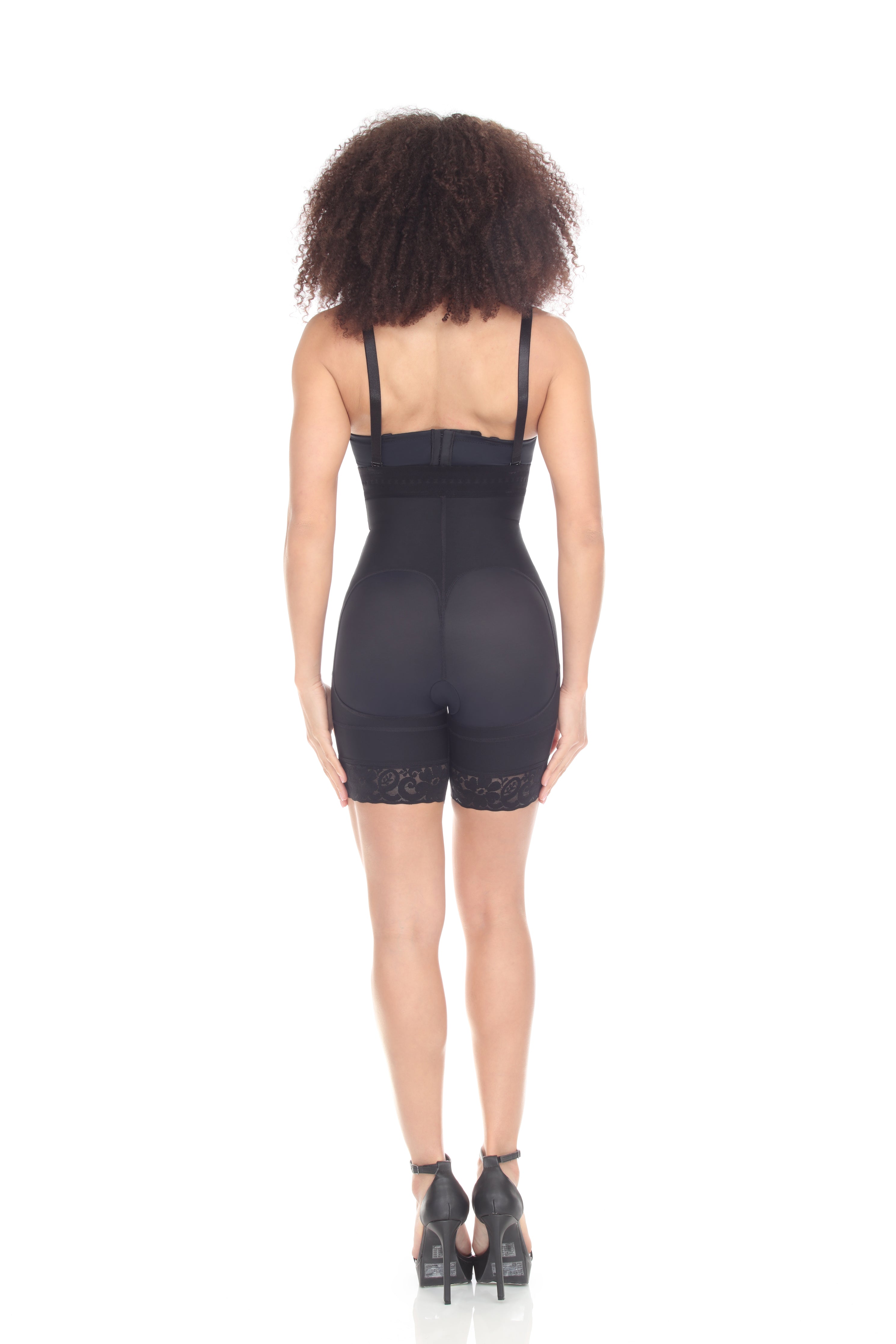 Strapless High Compression Girdle with Hooks