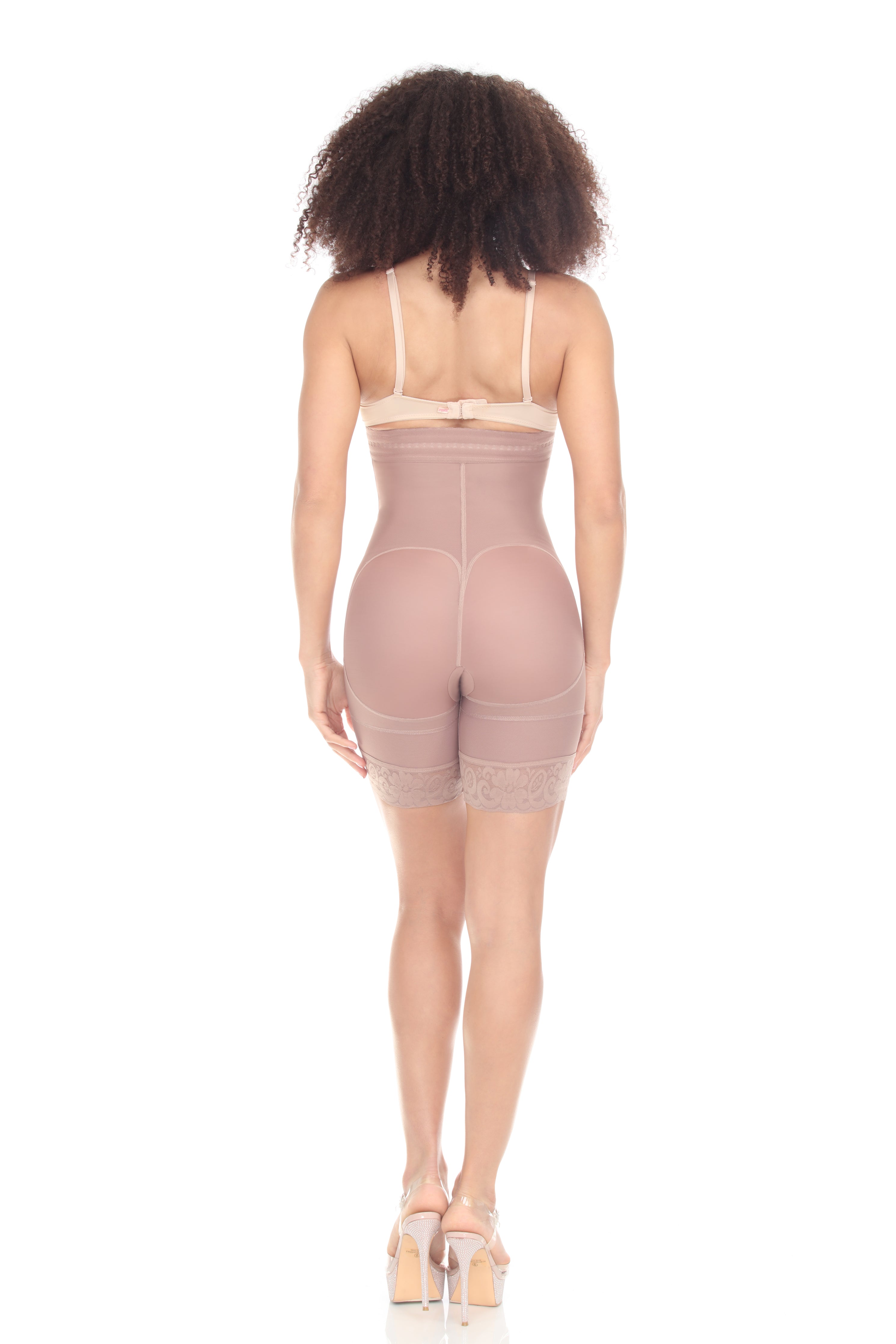 Strapless High Compression Girdle with Hooks