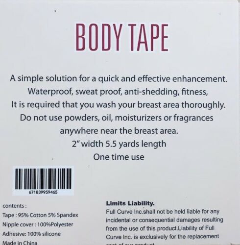 Body Tape for Breast