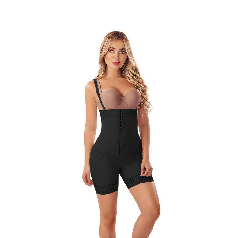 Strapless High Compression Girdle with Hooks